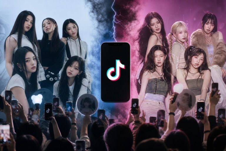 [fan dispute, viral tiktok, k-pop choreography] featured image - Viral TikTok Sparks Clash of Fan Narratives Between NewJeans...