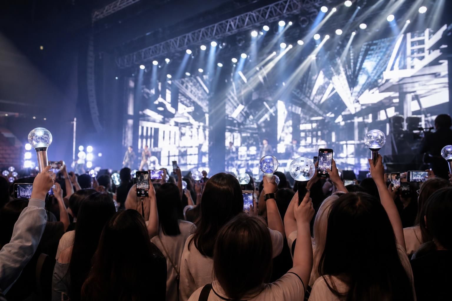 K-pop concert Image explaining the article's impact and background - As posts about the sold-out pre-sale spread, the convers...
