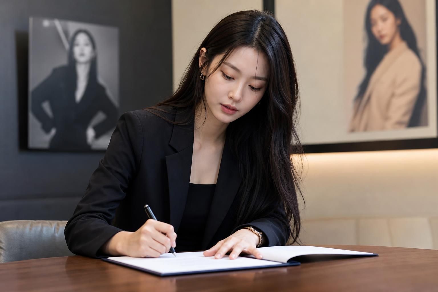 [Kim Garam agency] Image showing the article's key context - According to the agency, Kim Garam has been undergoing training...