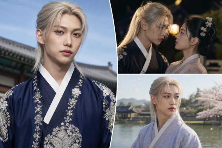 Hanbok Felix featured image - Felix Named Face of Korea’s 2026 “Hanbok Wave,” as New Drama “Love in Sync” Teases Emotion-Swap...