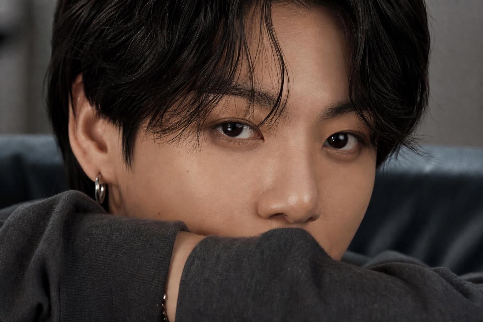 Jungkook eyes Image explaining the article's impact and background - Still, because the post is based on an anonymous (or at...