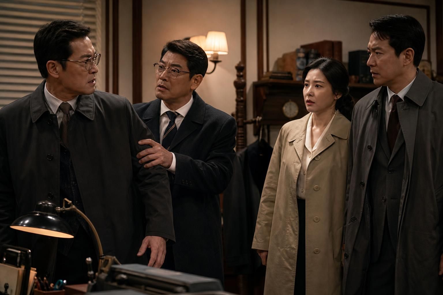 [k-drama scene] Image explaining the article's impact and background - In another still, Jung Ho Myung appears to react with...