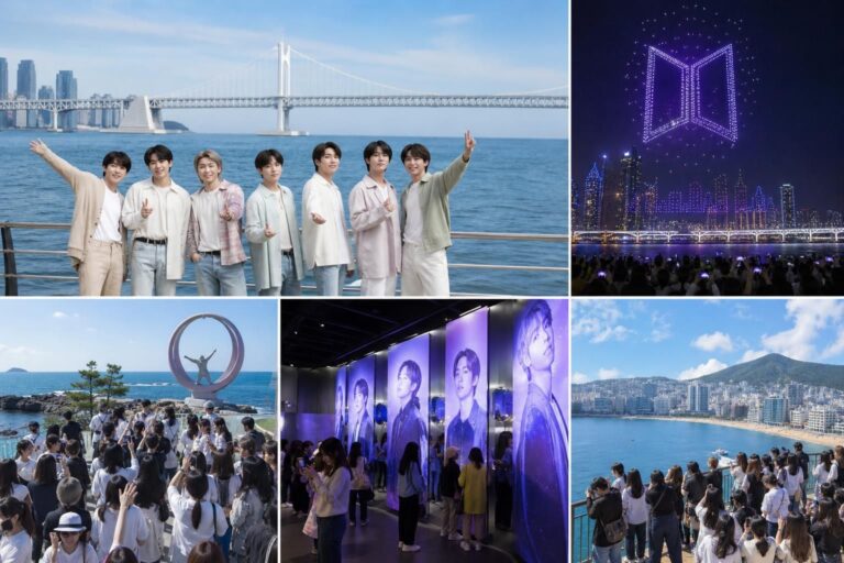 Busan tourism featured image - BTS’ “THE CITY BUSAN” Wraps Up After Drawing Over 200,000 International Visitors via Multiple...