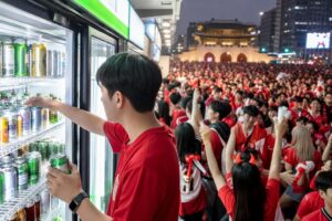 World Cup crowds featured image - World Cup crowds supercharge Seoul convenience stores, with beer sales reportedly jumping u...