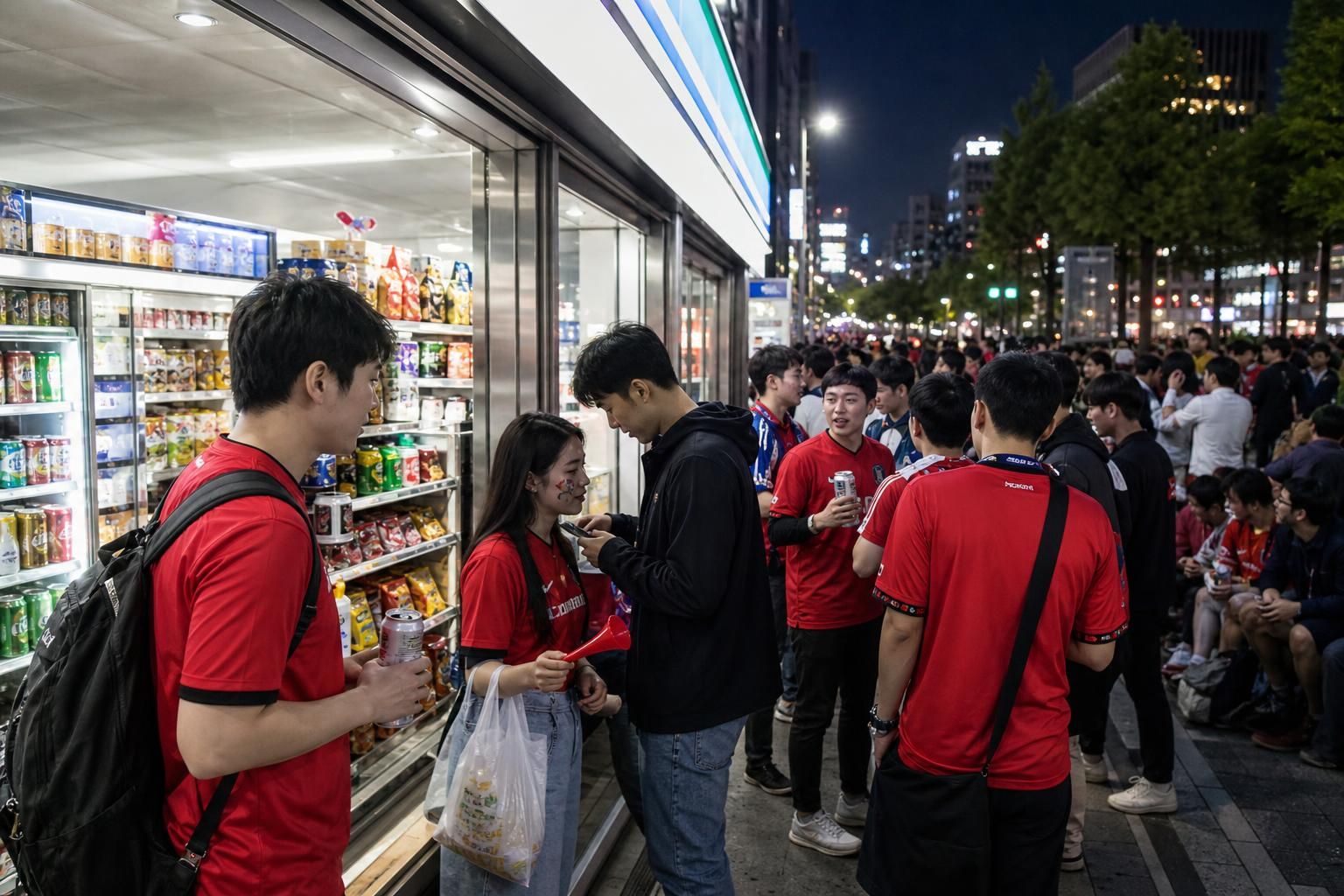 World Cup crowds Image showing the article's key context - For beer in particular, analysts and retailers attributed the jump...