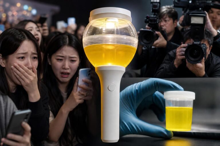 penlight design featured image - Rookie K-Pop Group AND2BLE’s “Penlight Urine Sample” Design Sparks Global Backlash—and Viral...