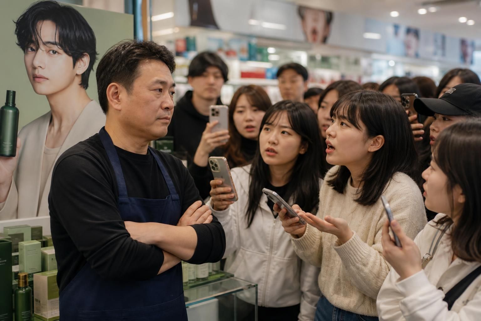 [celebrity branding, store owners, social media backlash] Image explaining the article's impact and background - Retailers, h...