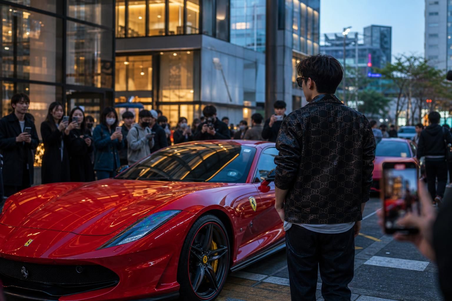 luxury ferrari Image explaining the article's impact and background - At the same time, entertainment outlets also frame the...