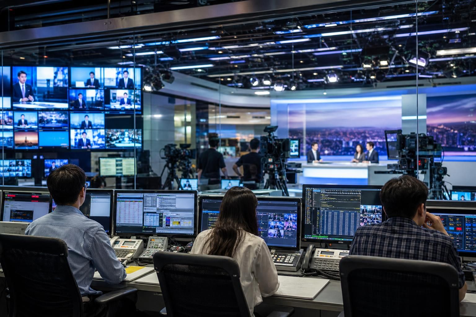 [broadcast network, newsroom, restructuring] Image showing the article's key context - Rehabilitation procedures typically pr...