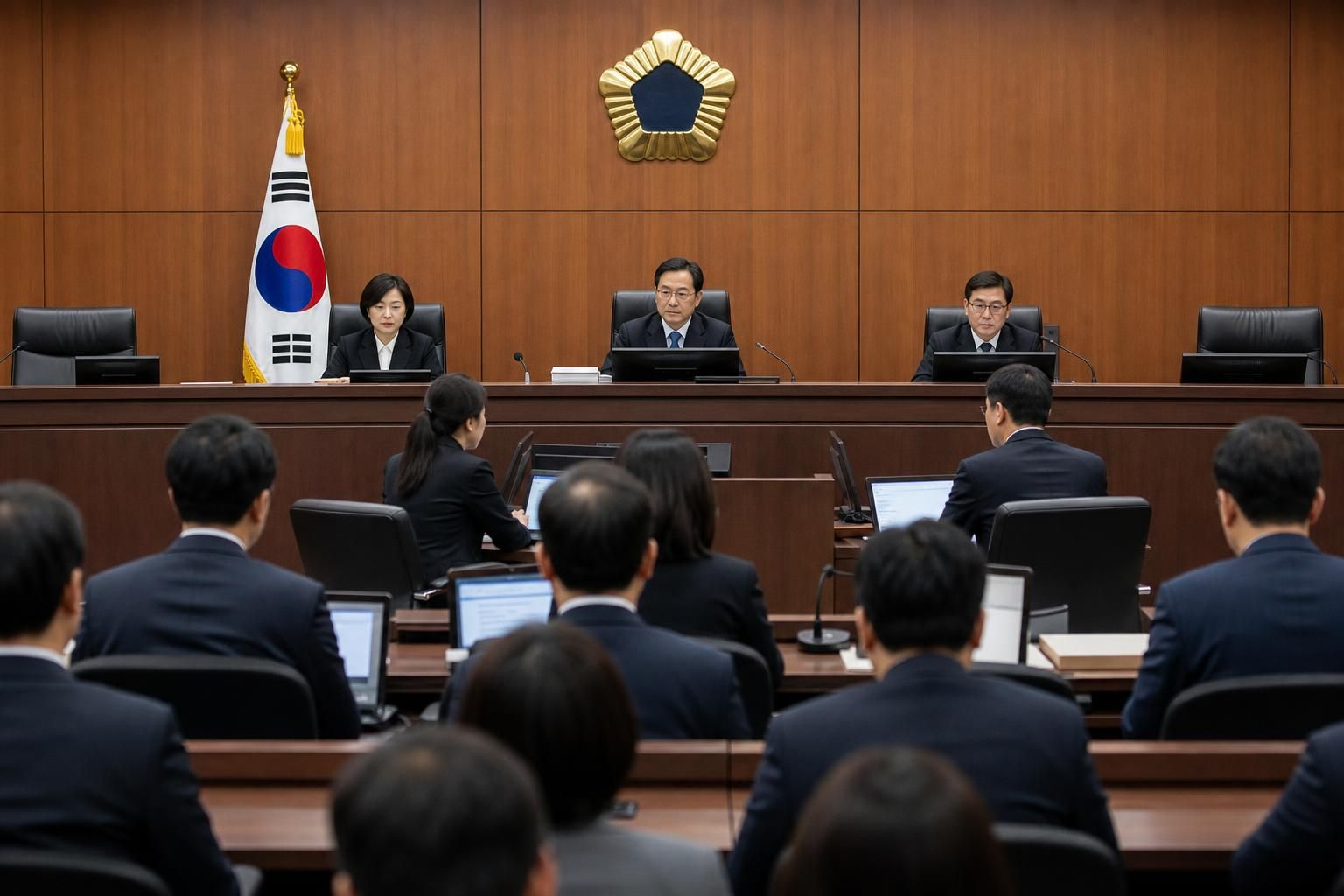 [court hearing, South Korea media, broadcasting] Image explaining the article's impact and background - That timing matters f...
