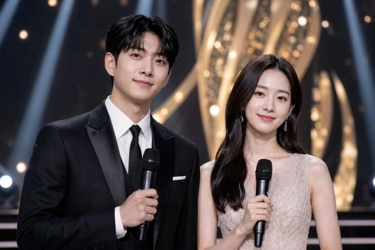award-hosts featured image - Kang Tae Oh and Won Ji An Confirmed as MCs for the 2026 KM Chart Awards in Seoul