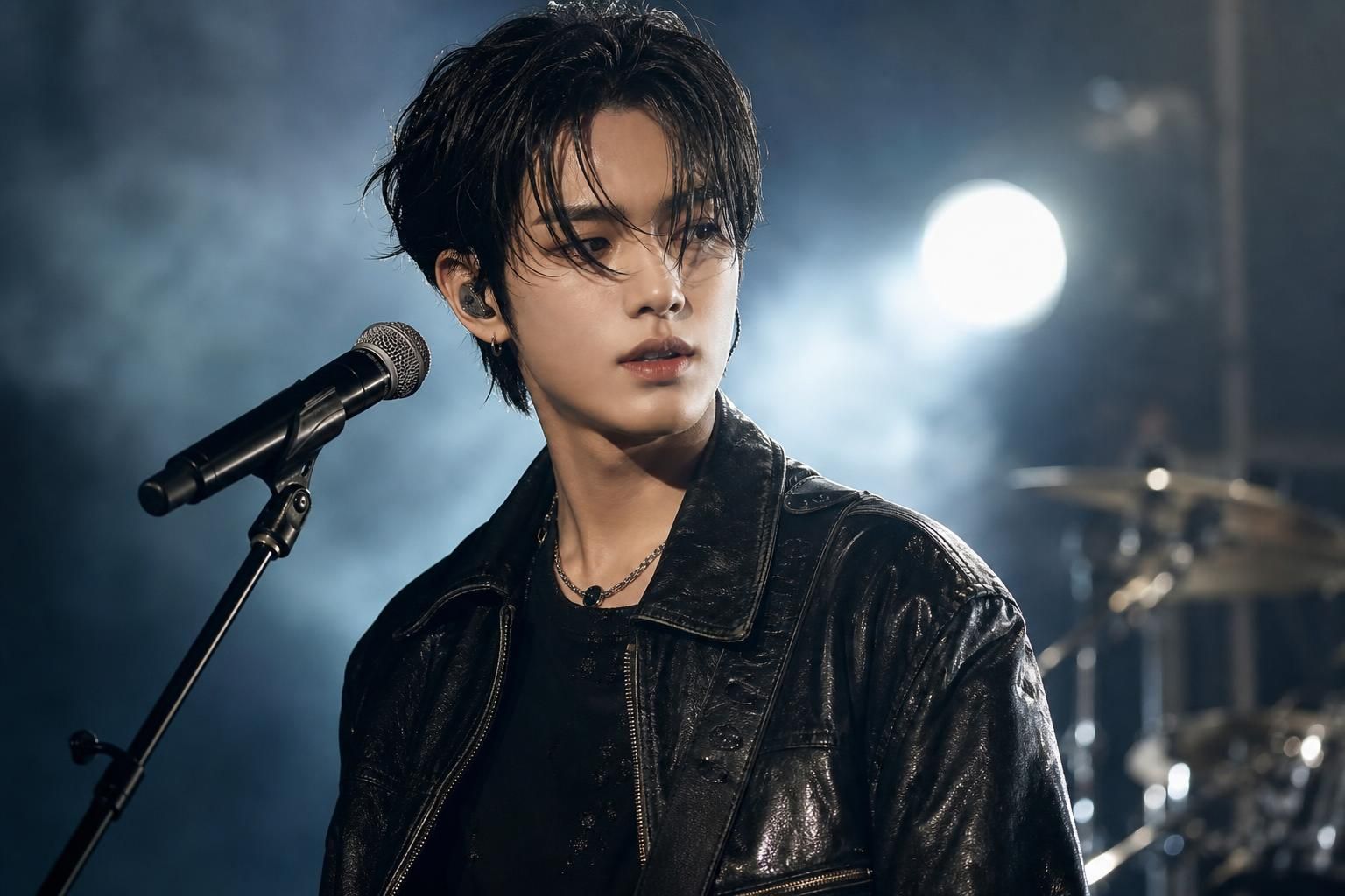 rock-inspired Image showing the article's key context - According to KpopStarz , EVAN released “Ride or Die” alongside its mu...