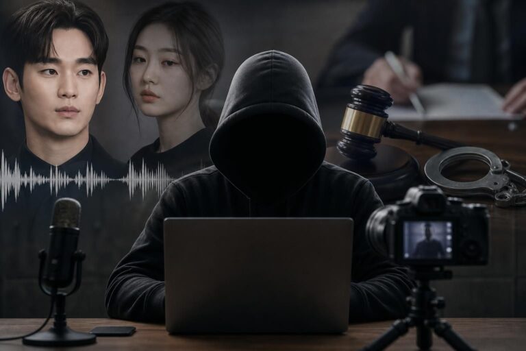 AI audio featured image - YouTuber Indicted Over Claims Kim Soo Hyun Caused Kim Sae Ron’s Death, Accused of Fabricating AI Au...
