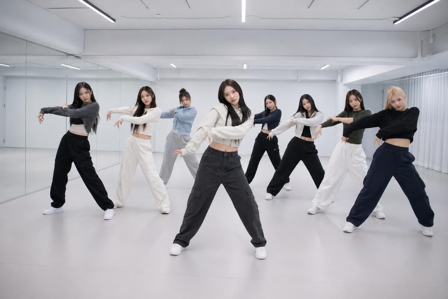 dance practice Image showing the article's key context - In a music ecosystem where performance videos can be as influential...