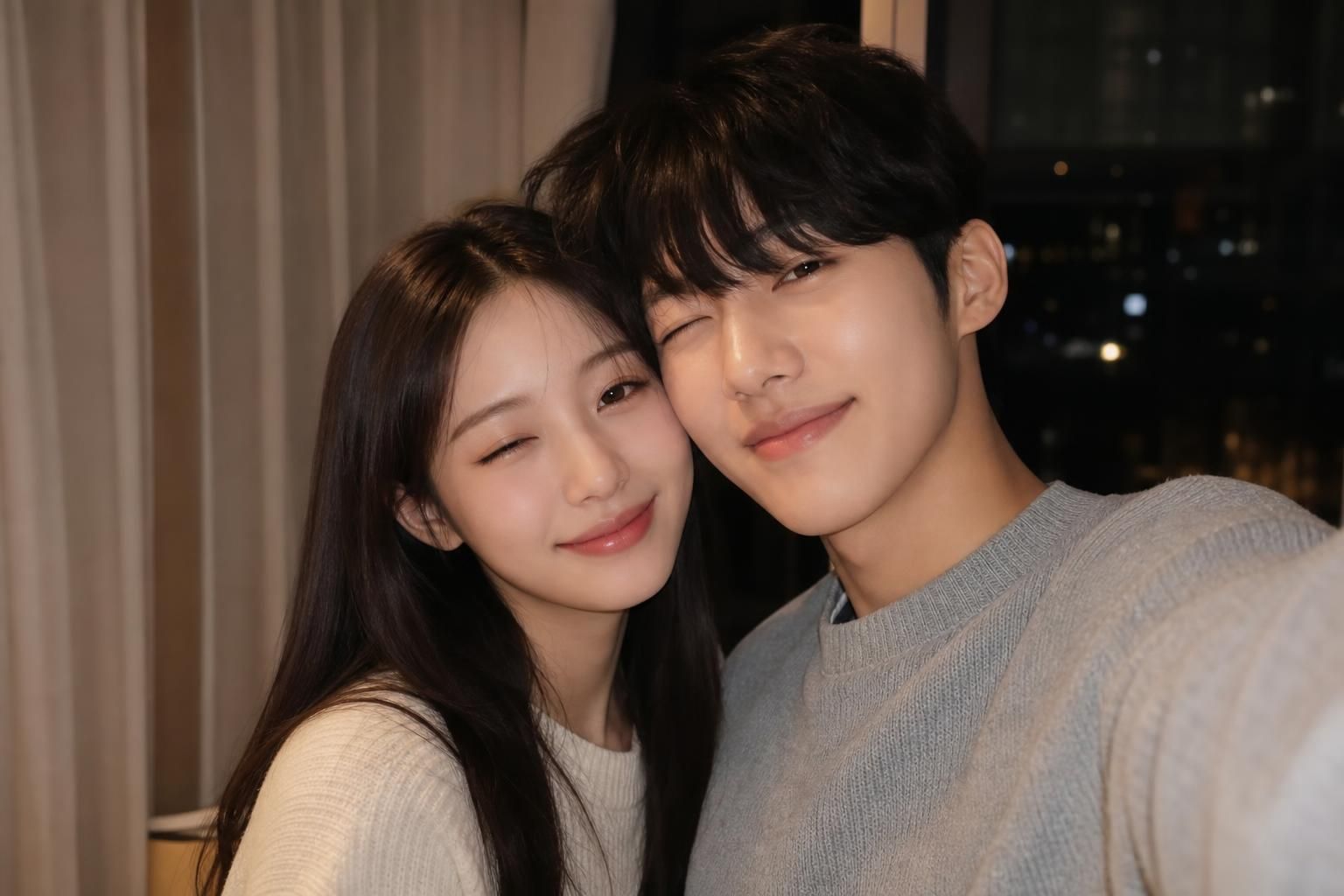 [celebrity couple, k-pop idols, relationship announcement] Image explaining the article's impact and background - In this cas...