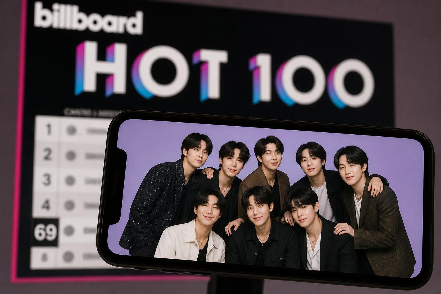 Billboard Chart Image showing the article's key context - Several outlets highlighted that “Come Over” has entered the Billbo...