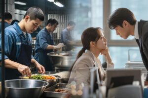 [prison kitchen, office romance, k-drama poster] featured image - K-Drama and Film Buzz: tvN Teases “See You at Work Tomorrow...