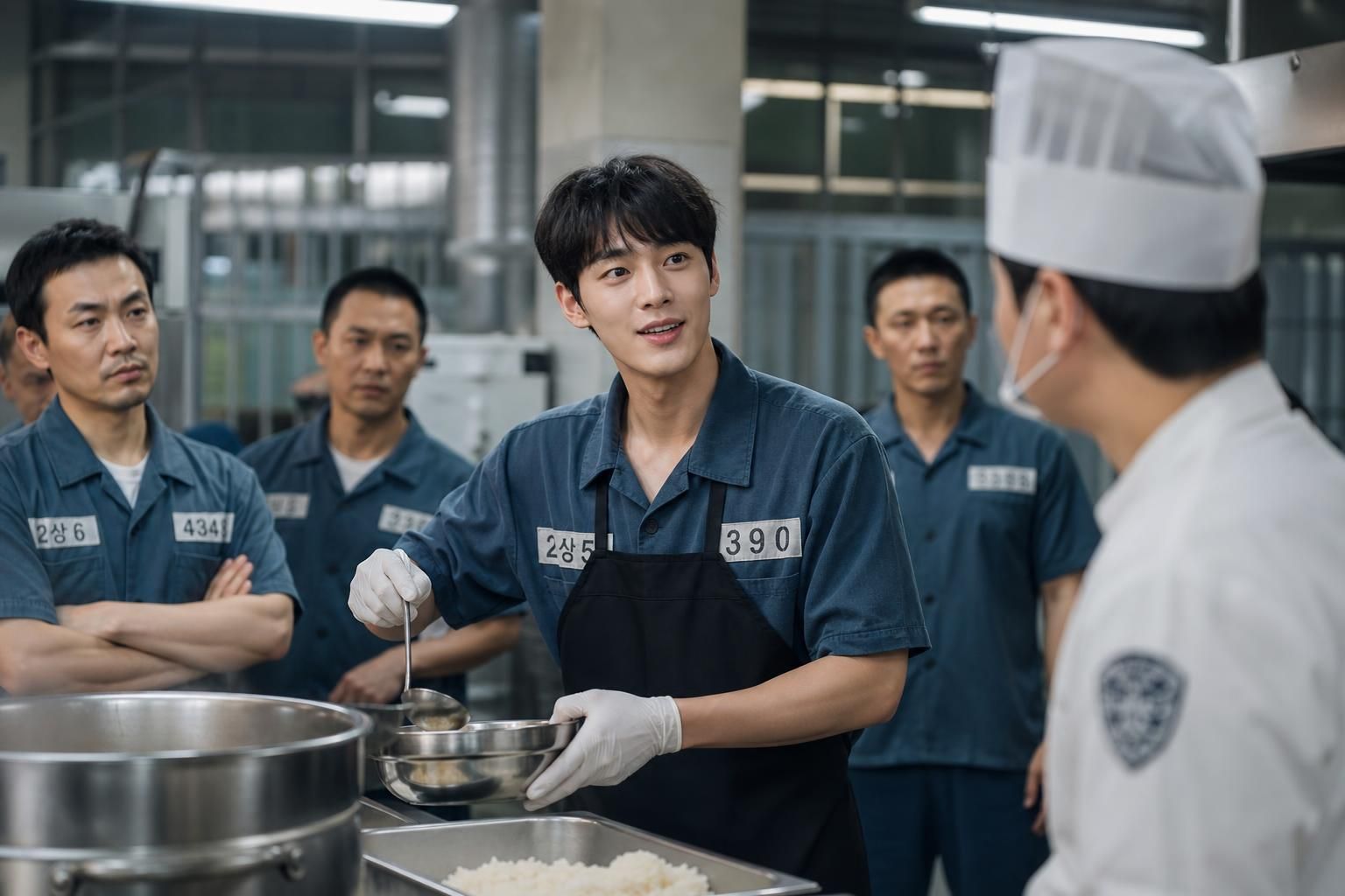 [prison kitchen, office romance, k-drama poster] Image explaining the article's impact and background - Bae Hyeon-seong will...