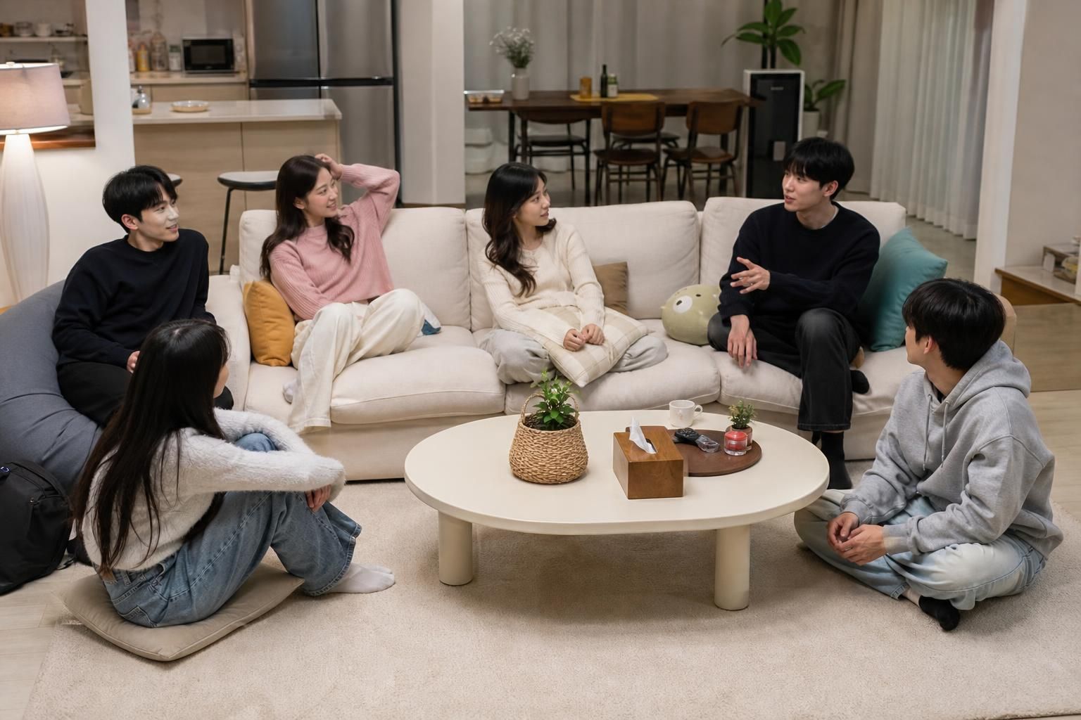 shared apartment Image showing the article's key context - By stepping away from their usual routines and sharing everything...