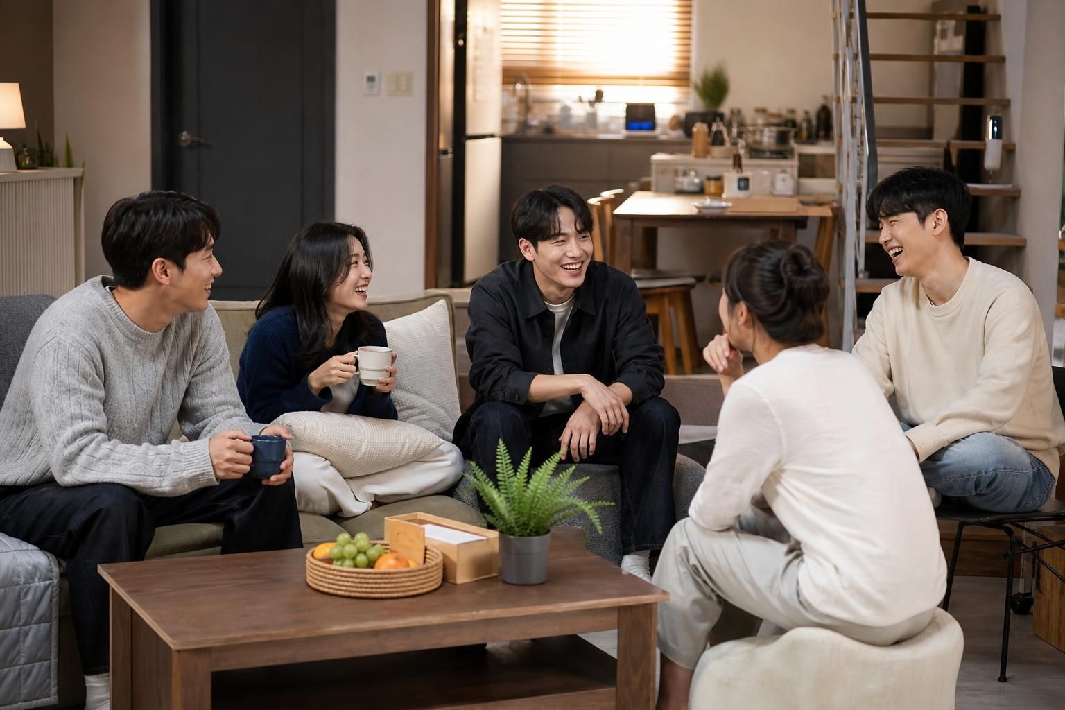 shared apartment Image explaining the article's impact and background - The show’s structure—ordinary conversations, routine...