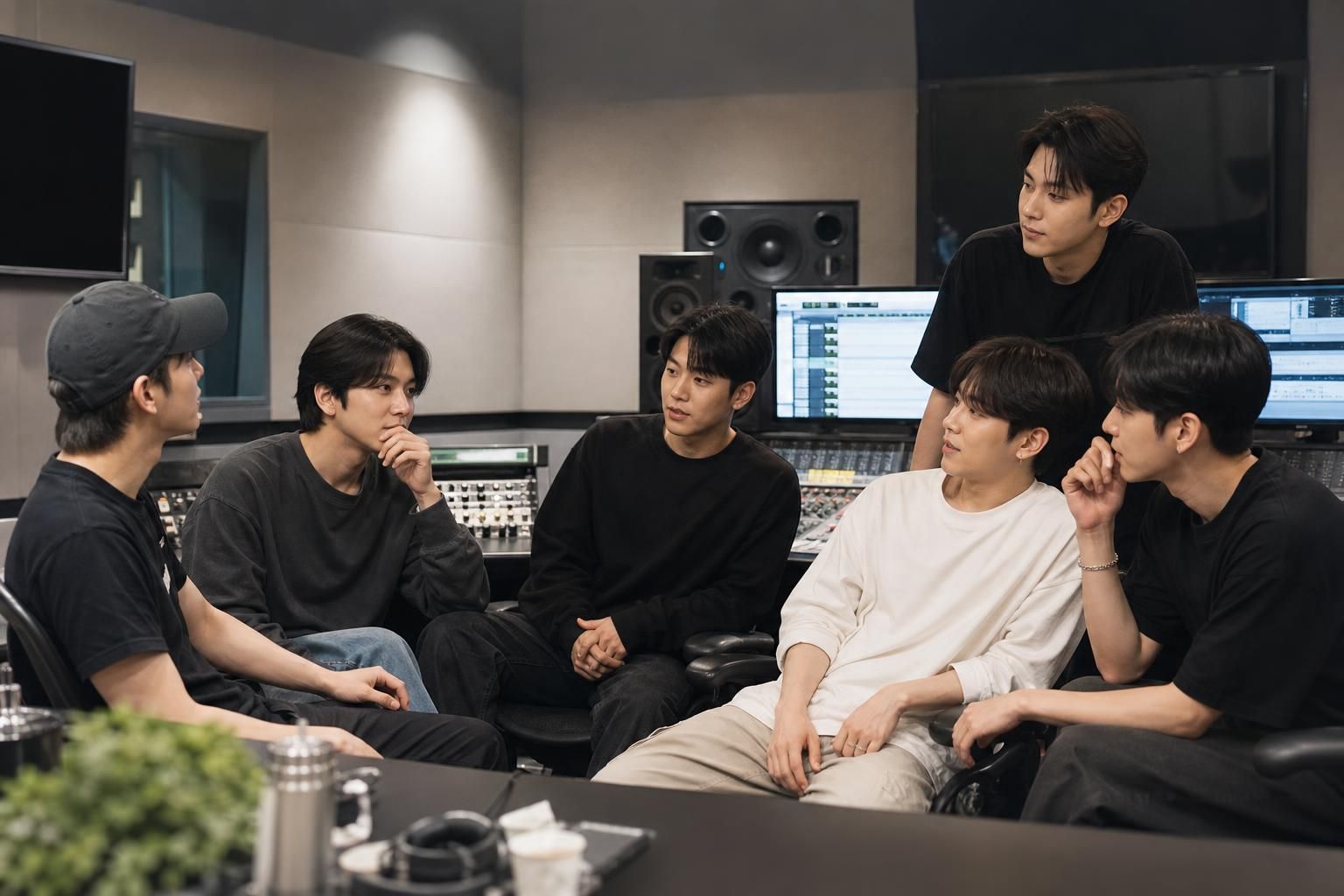 B.A.P reunion Image explaining the article's impact and background - Fan reaction in the immediate aftermath of the studio ph...