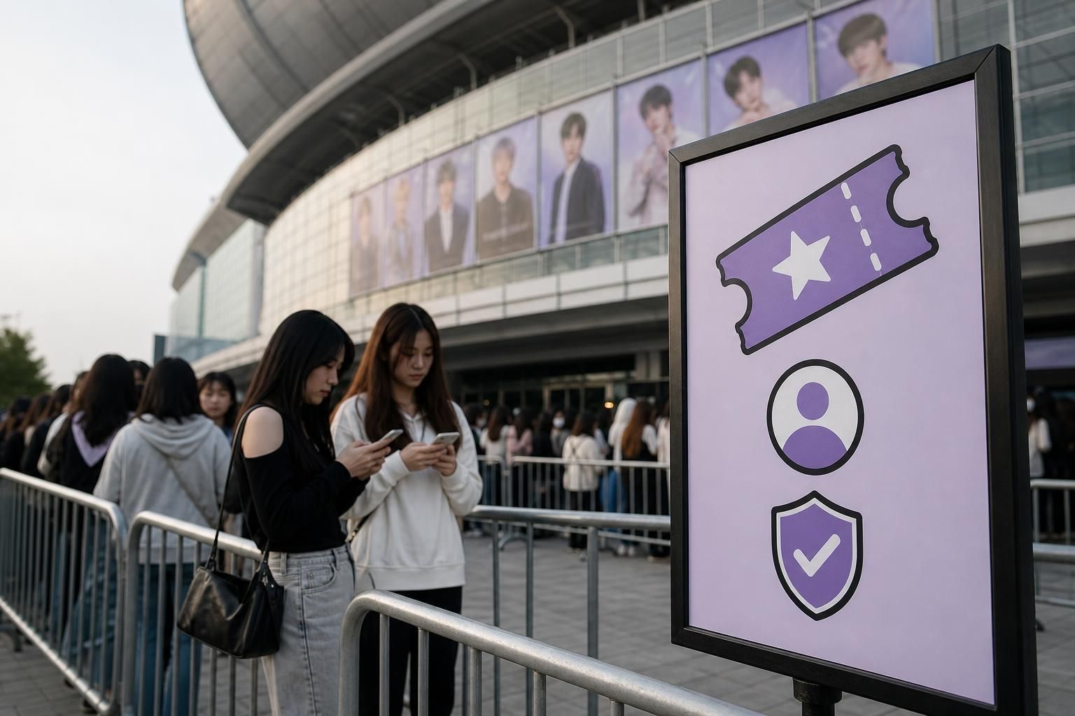 K-pop concert tickets Image explaining the article's impact and background - Still, supporters of the policy argued that the...