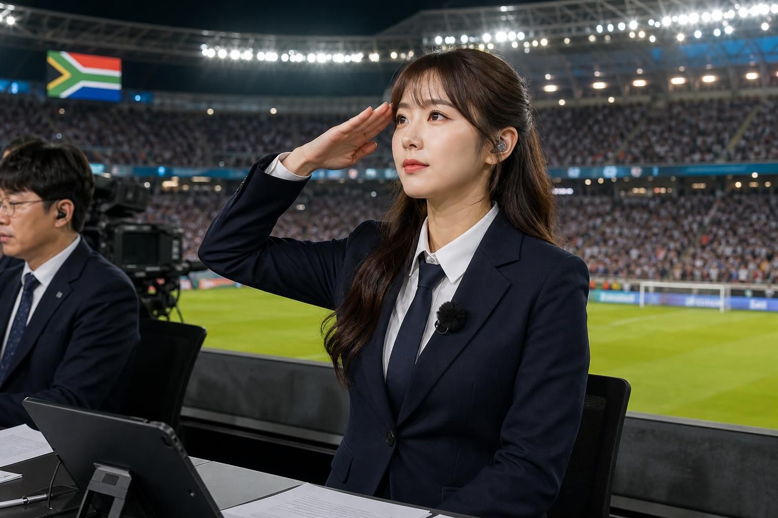 [world cup broadcast] Image explaining the article's impact and background - In major international sporting events—especiall...
