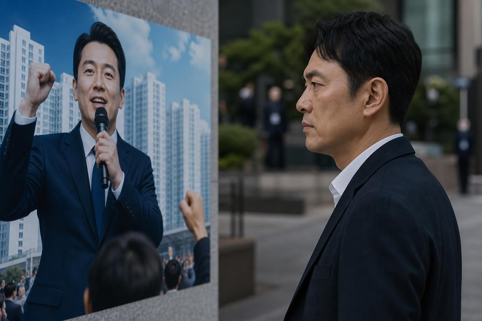 apartment election Image showing the article's key context - The teaser opens with Park Hae Kang energizing supporters as he...