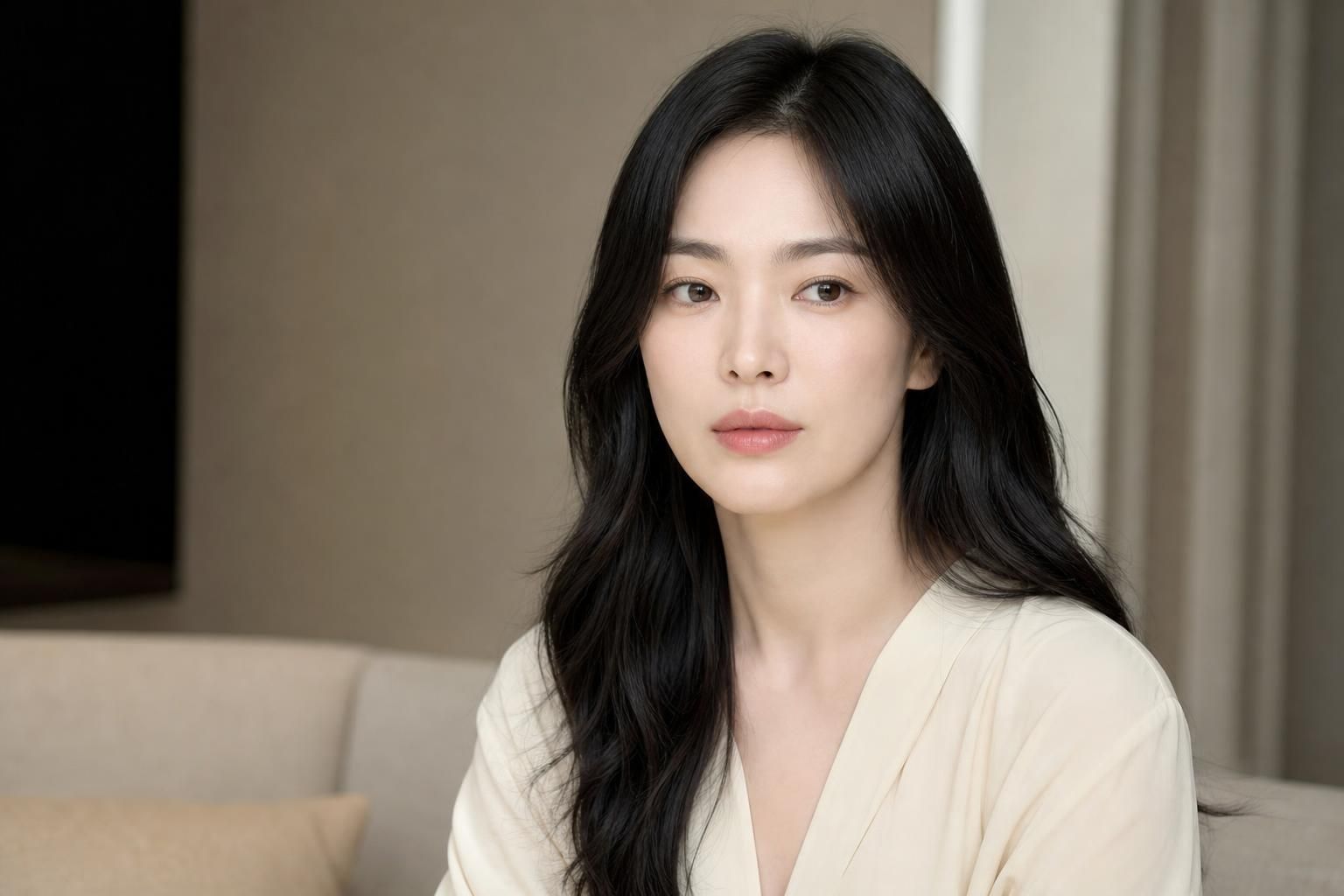 [Song Hye-kyo, actress portrait, entertainment agency] Image showing the article's key context - UAA’s statement was concise...