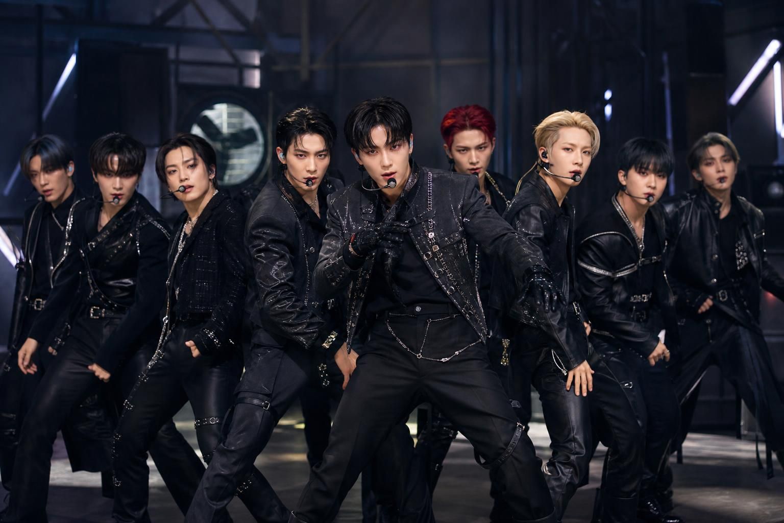 ATEEZ BAD Image showing the article's key context - With K-pop acts increasingly targeting late-night and daytime talk format...