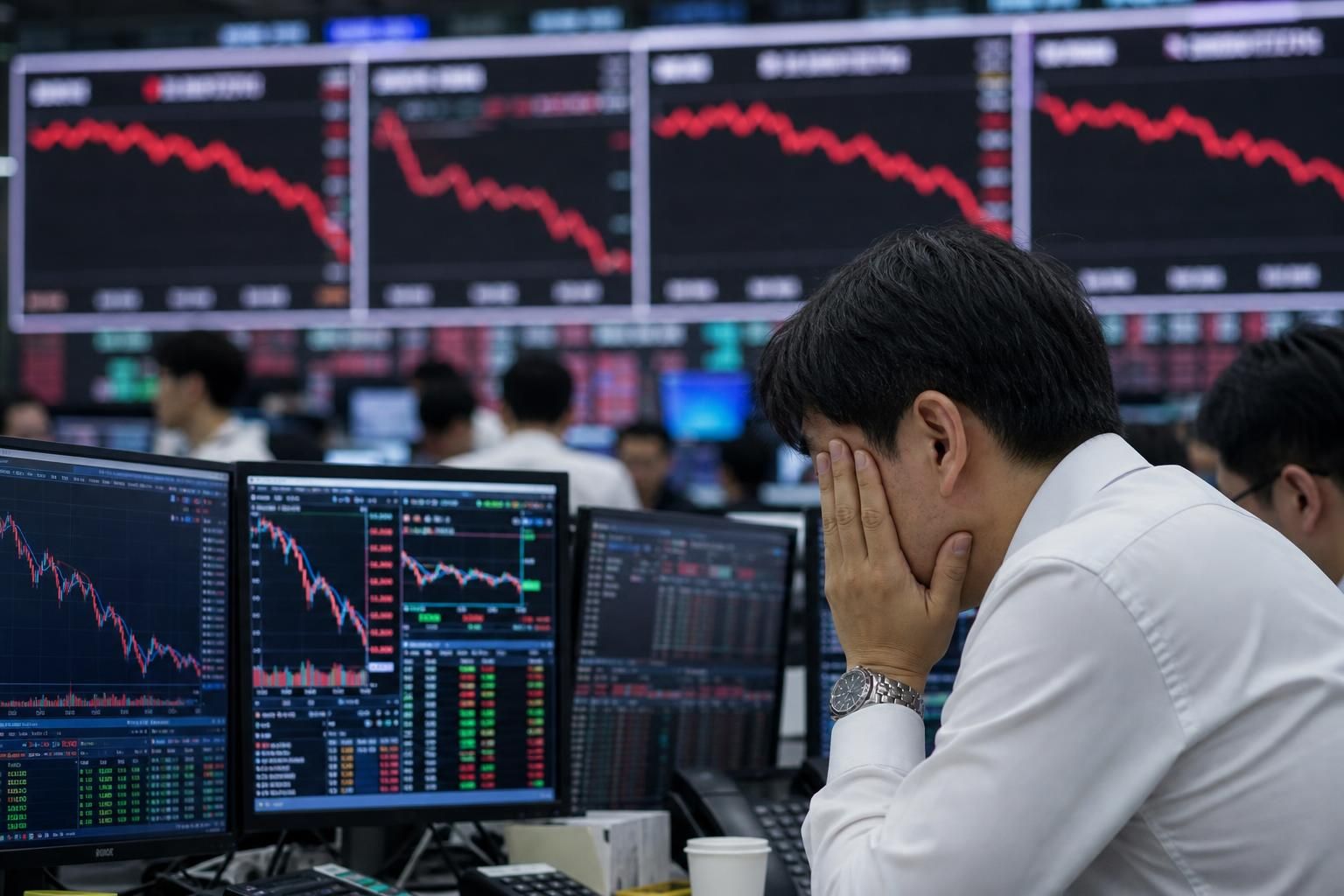 stock market Image showing the article's key context - While the immediate trigger was market-wide risk reduction, the report...