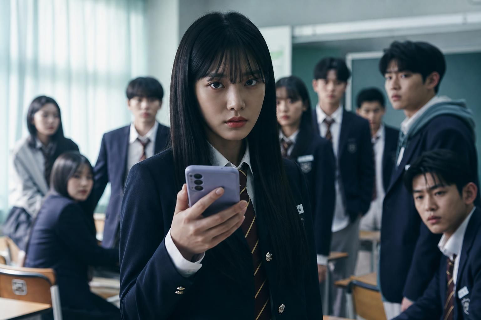 Netflix K-Drama Image showing the article's key context - Beyond Asia, Teach You a Lesson entered the Top 10 in 85 countries...