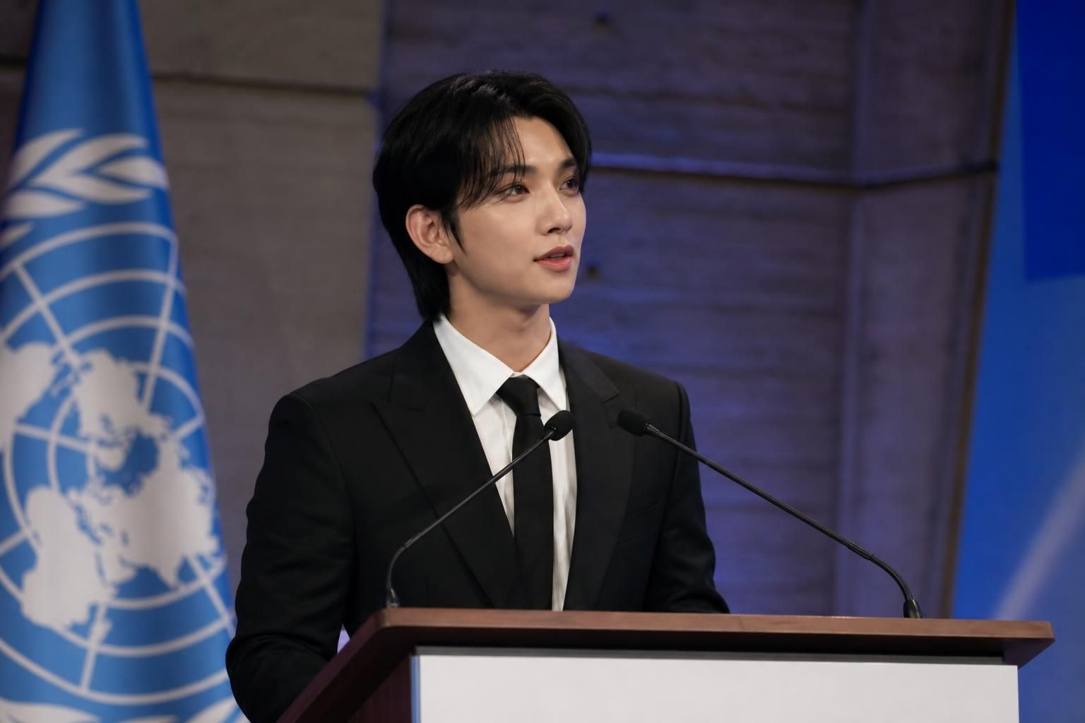 UNESCO youth Image showing the article's key context - At the center of Joshua’s message was SEVENTEEN’s support for youth th...