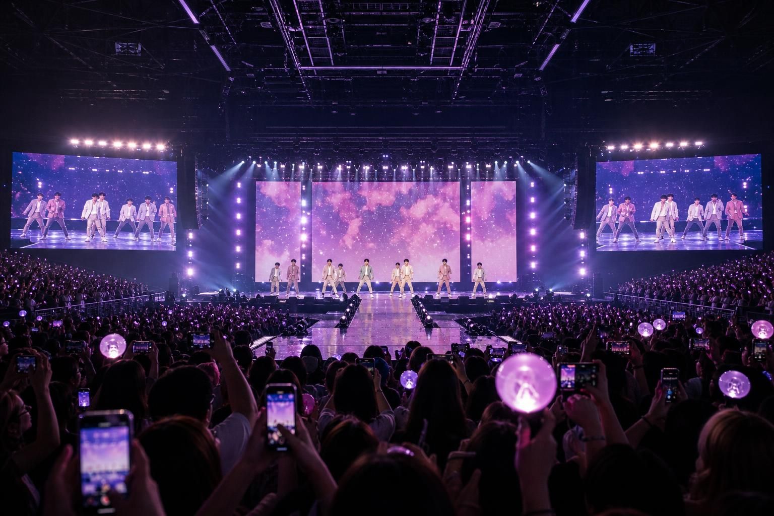 Kpop concert Image explaining the article's impact and background - Put together, the two strands—participation guidance for...