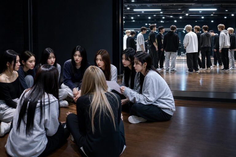 kpop rehearsal featured image - Fromis_9 Members Accuse Pledis Entertainment of “Shadow-Stepping” Rules to Keep Seventeen Fro...