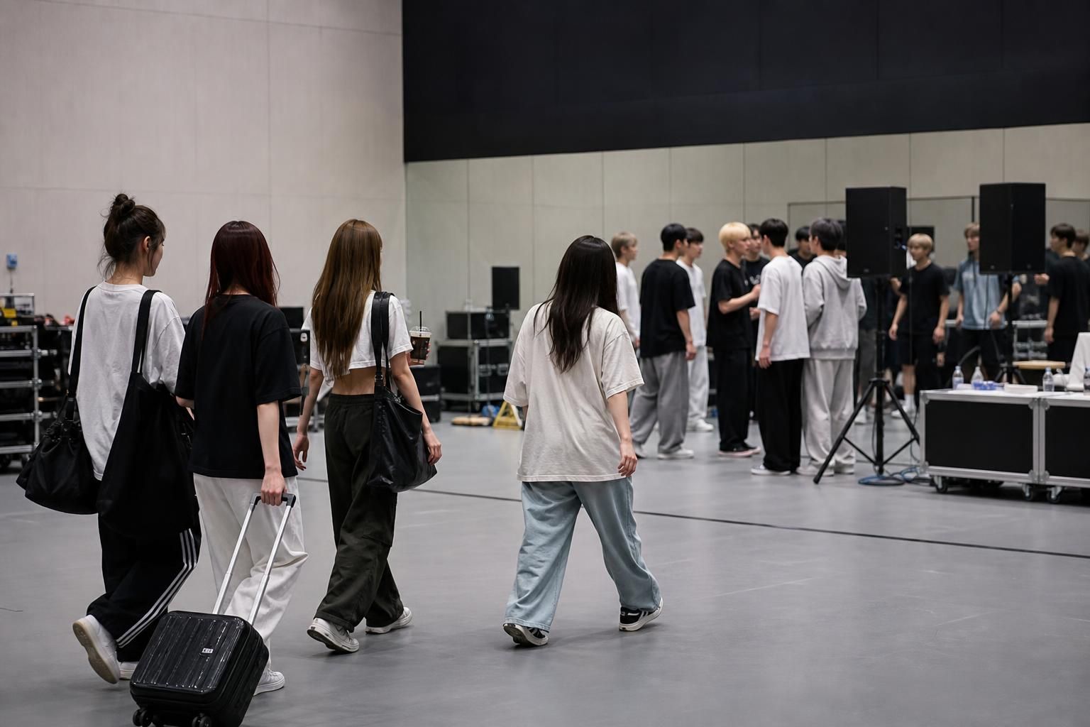 kpop rehearsal Image explaining the article's impact and background - Critics argue that even if groups share the same label,...