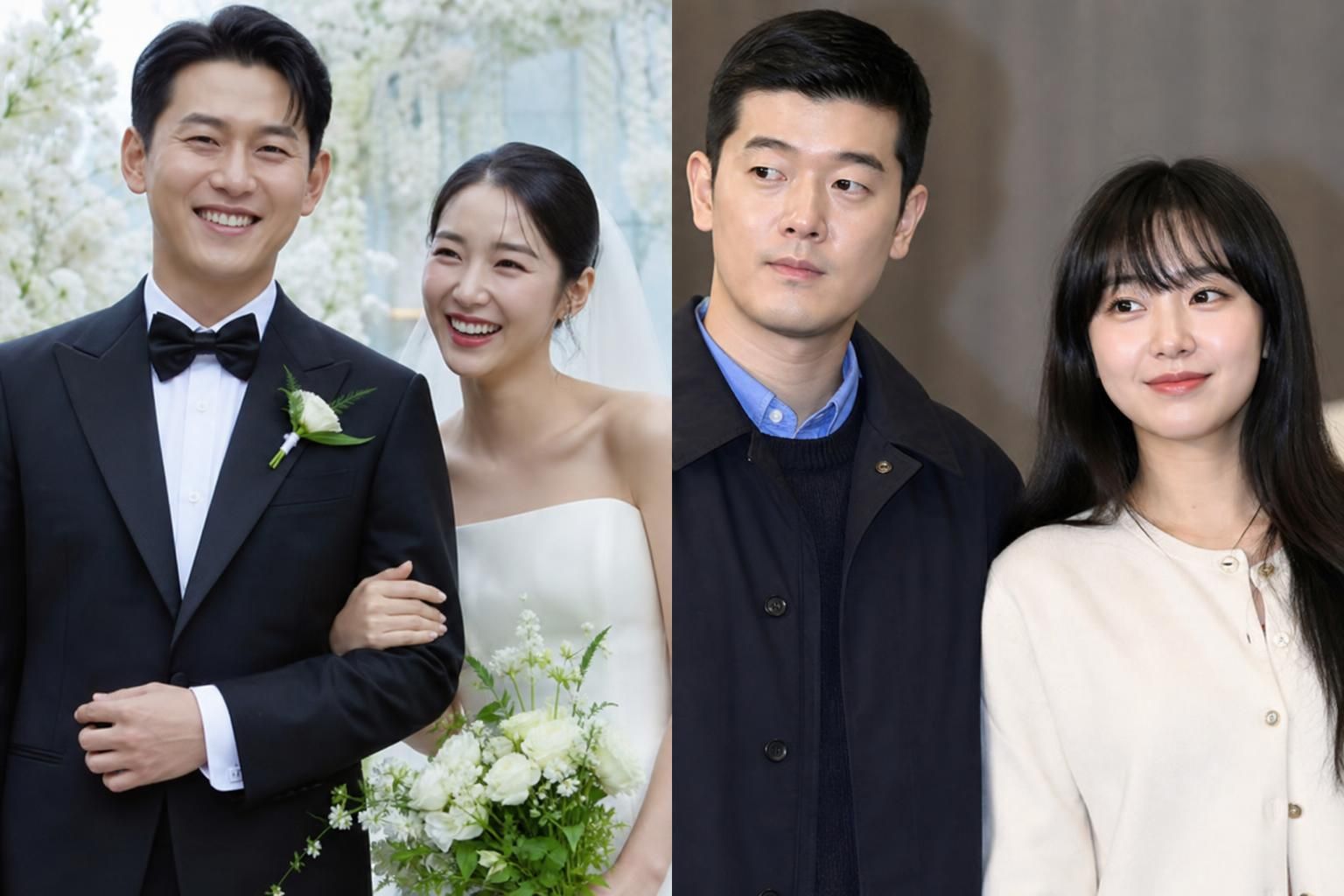 actor wedding Image explaining the article's impact and background - Yoon Ga I is 26 , while Jang Kiha is 44 , creating an 18...