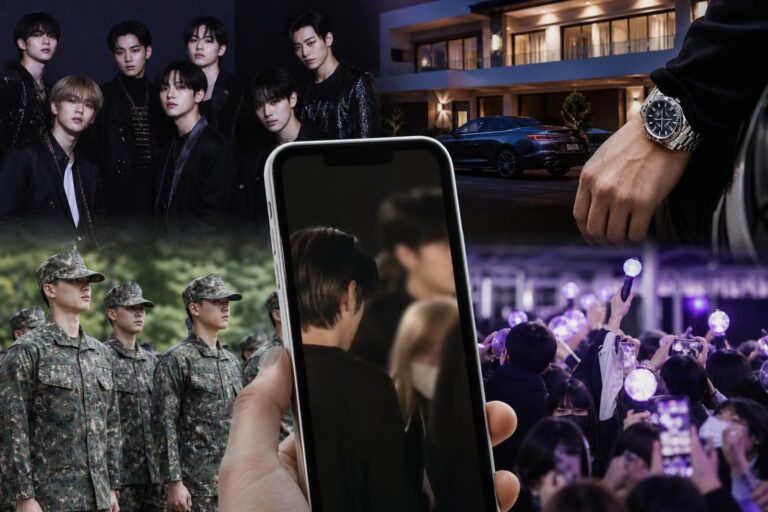 viral fandom featured image - Viral K-Pop “Off-Camera” Content Sparks Spotlight on Wealth, Military Fitness, and Fan Culture...