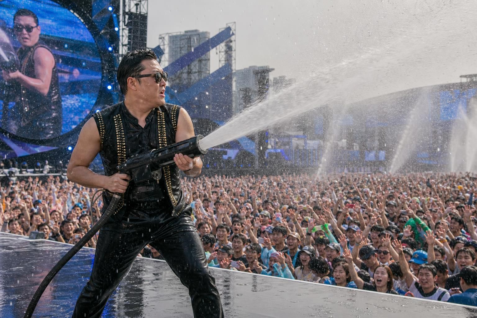 [water cannon concert] Image explaining the article's impact and background - While today’s reports focus primarily on the sh...