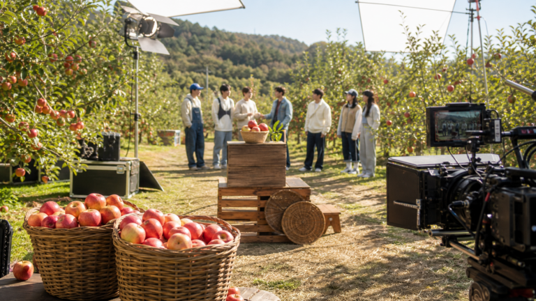 K-variety preview scene inspired by i-dle members joining Running Man for a rural comedy mission