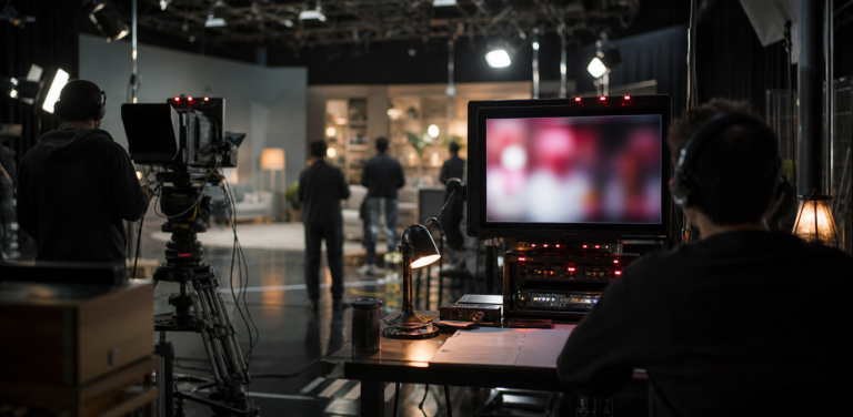 Editorial image of a Korean drama production set after a finale broadcast