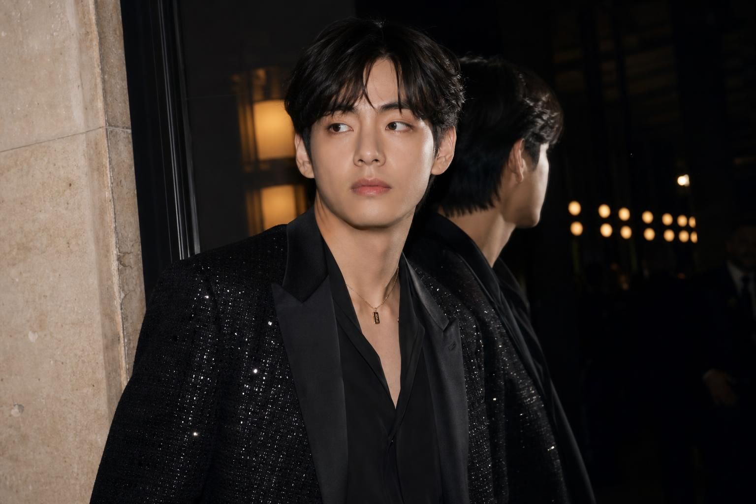 BTS V Celine Image explaining the article's impact and background - Koreaboo positions V not just as a guest, but as someone...
