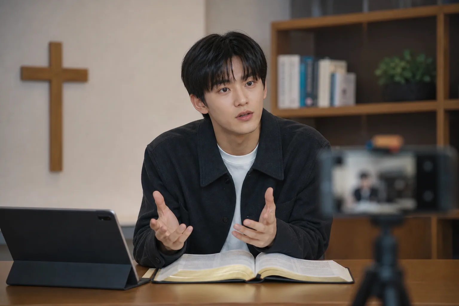 AI ethics discussion around K-pop idol faith content and fan reaction