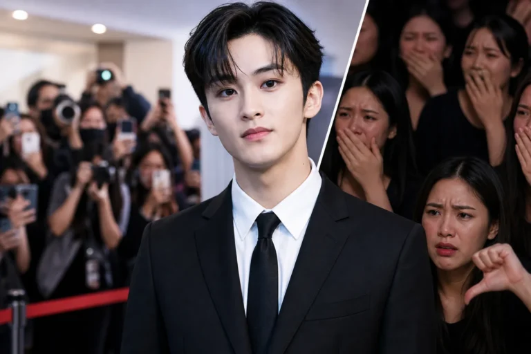 Formal K-pop promotional event atmosphere in Thailand