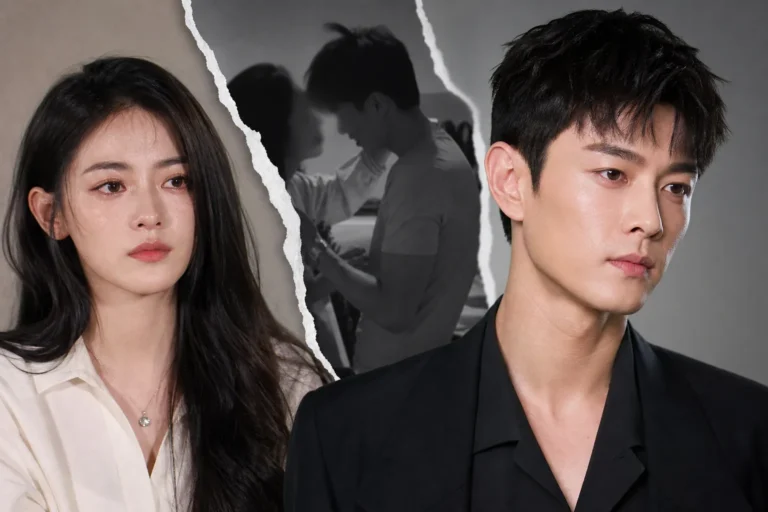 Editorial image representing a celebrity dispute and online allegations