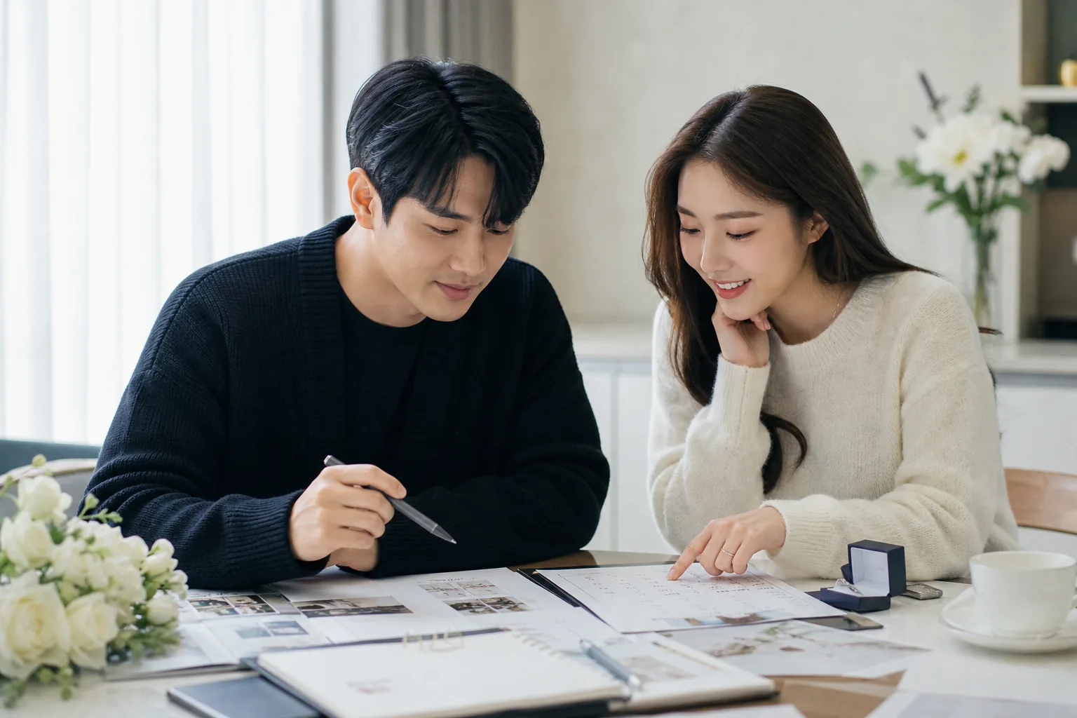 Korean entertainment comeback and business planning concept for Ryangha