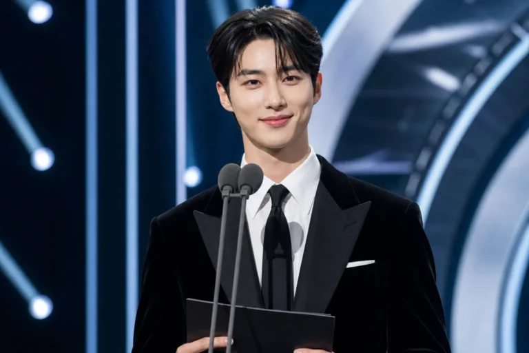 KMA 2026 stage atmosphere with Byun Woo Seok presenter news