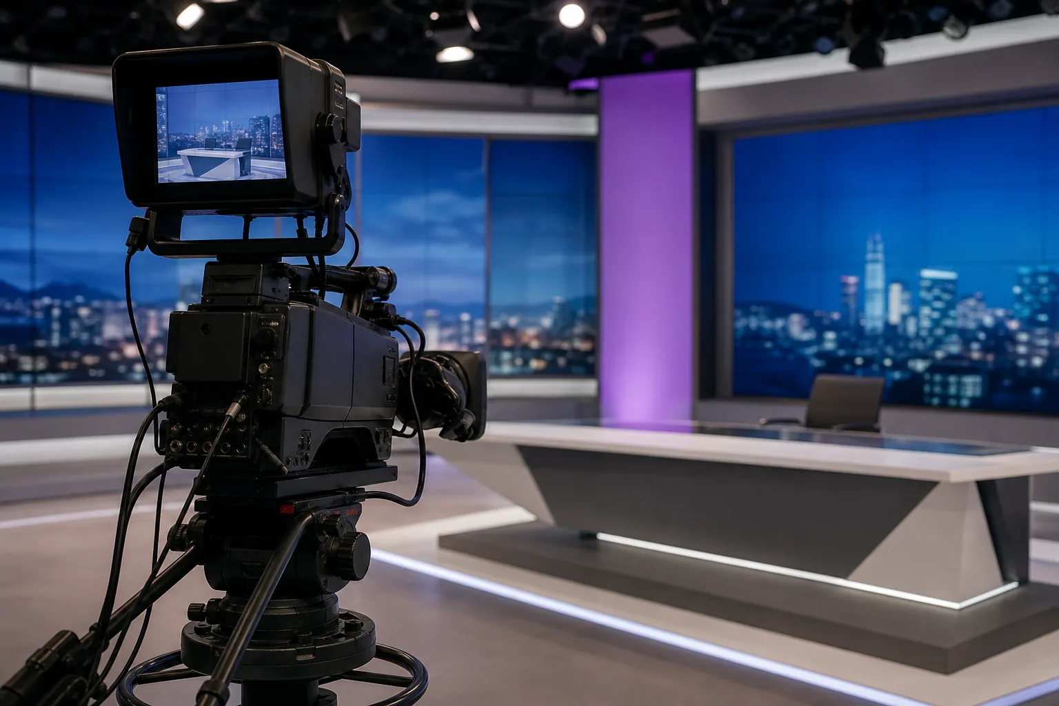 Court and media industry concept image for JTBC restructuring negotiations