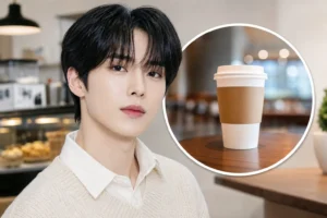 CRAVITY Wonjin Starbucks boycott response K-pop news editorial image