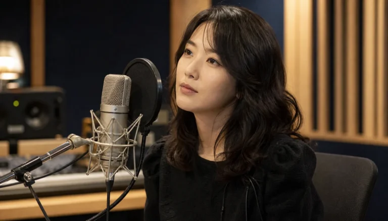 Lee So Ra July comeback recording studio editorial image